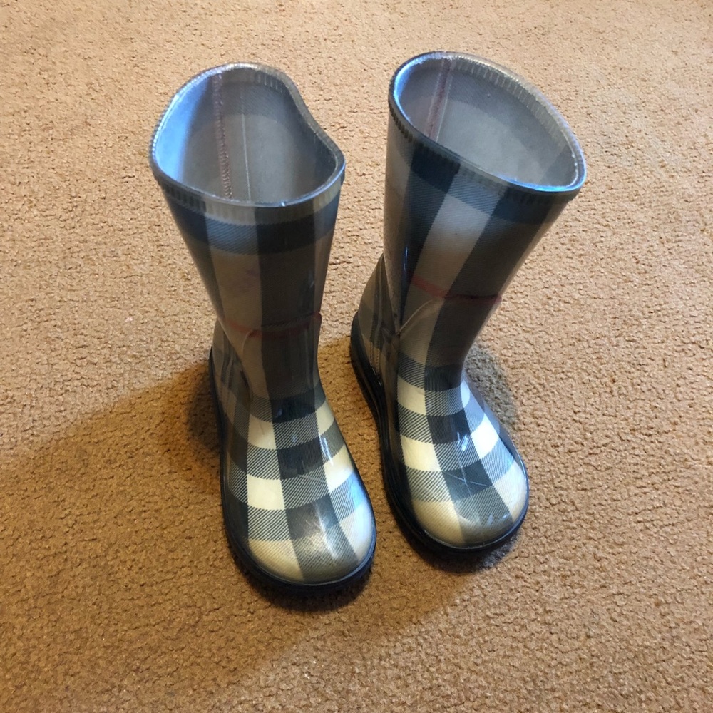 Kids Burberry Rainboots